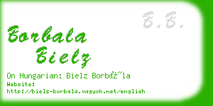 borbala bielz business card